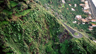 Typical habitat of Hyles tithymali gecki, Madeira. Photo: &copy; M. Cock.